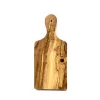 Tocator pentru ierburi aromatice din lemn de maslin, cu maner, 23x10 cm, grosime 1.2 cm
