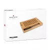 Set taiere paine Rominox Krumel, tocator bambus, tava firimituri detasabila, cutit, 38 x 25 cm