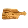 Tocator mic dejun din lemn de maslin cu maner, 30x15 cm, grosime 1.2 cm