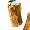 Husa bricheta din lemn de maslin, dimensiuni 7x3 cm, maro