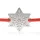 Bratara din argint cu snur model Fulg de diamant
