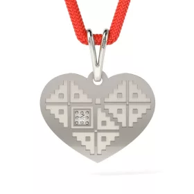 Pandantiv din argint model Diamantul Romanesc