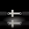 Bratara din argint cu snur model Ortodox 02