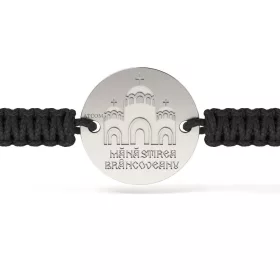 Bratara din argint cu snur model Ortodox 10
