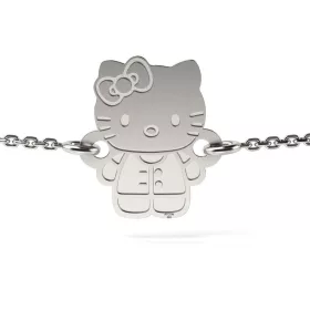 Bratara cu lantisor din argint model Hello Kitty