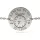 Bratara cu lantisor din argint model Birthday Clock