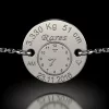 Bratara cu lantisor din argint model Birthday Clock