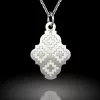 Lantisor cu pandantiv din argint model Motive Traditionale Ardeal