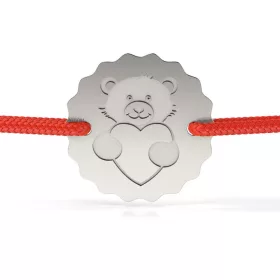 Bratara din argint model Love bear