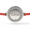 Bratara din argint cu snur model Magic Coin cristale