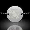 Bratara cu lantisor din argint model Capricorn