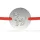 Bratara din argint cu snur rosu model Berbec