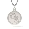 Lantisor cu pandantiv din argint model Talisman Scorpion
