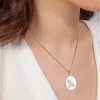 Lantisor cu pandantiv din argint model Capricorn