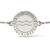 Bratara cu lantisor din argint model Aquarius