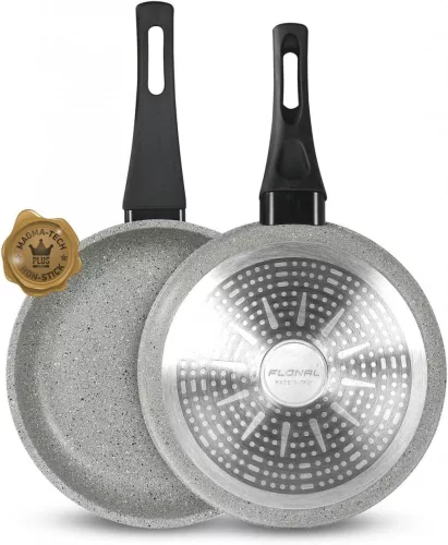 Tigaie pentru clatite Flonal Dura Induction, 25 cm, antiaderent Magma-Tech Plus, pentru toate plitele