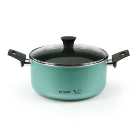   Oala Flonal The Wall cu 2 manere si capac din sticla, 20 cm, antiaderenta PB-Tech, pentru gaz/electric/vitroceramic