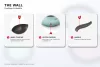 Oala Flonal The Wall cu 2 manere si capac din sticla, 24 cm, antiaderent PB-Tech, pentru gaz/electric/vitroceramic